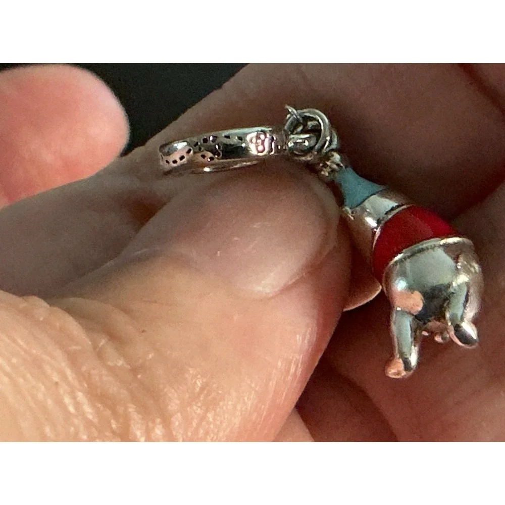 PANDORA Disney Winnie the Pooh HapBee Birthday Dangle Charm 799385C01 S925 ALE